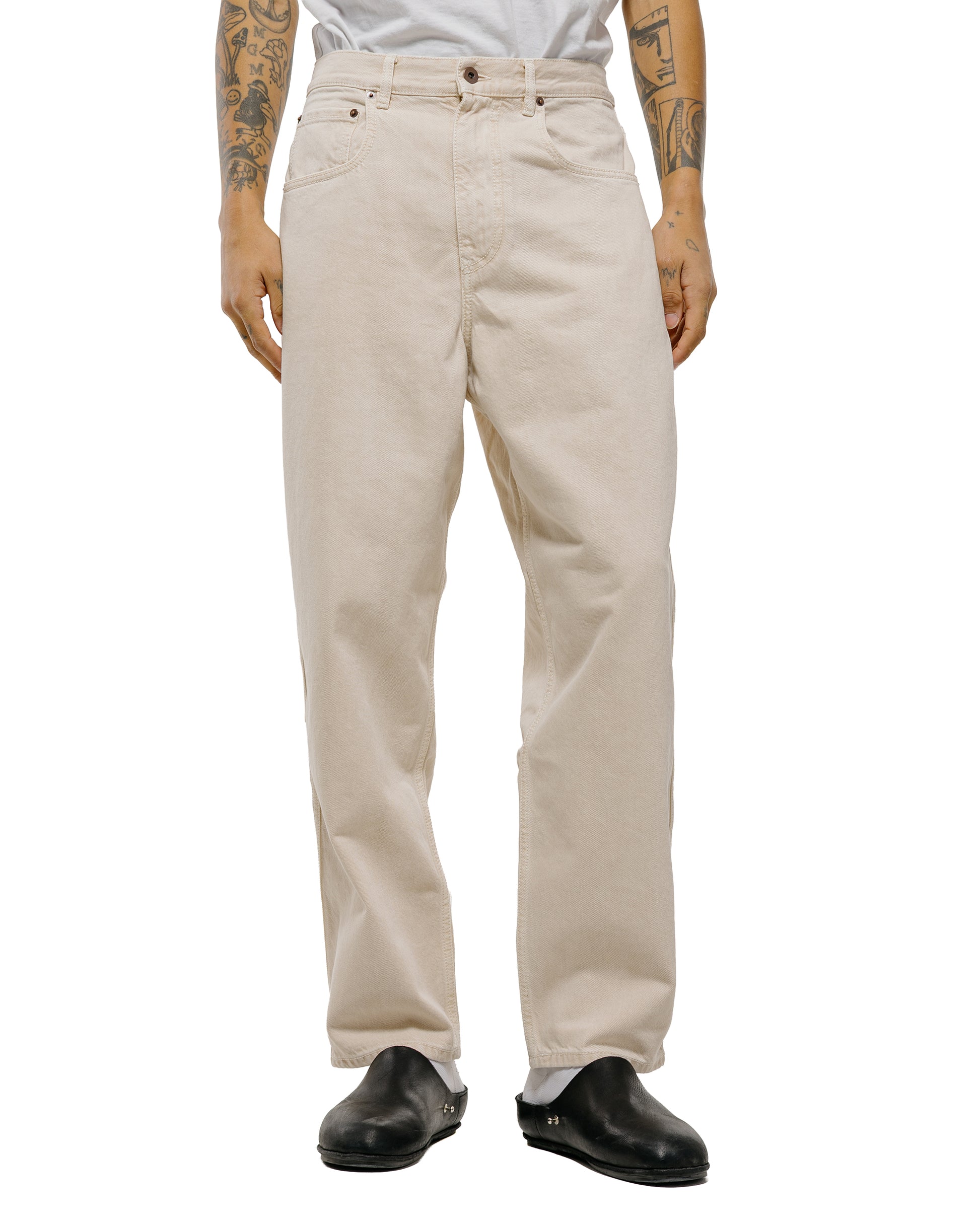 lost & found CASEY CASEY CASEY CASEY Leo Denim Pant Ivory