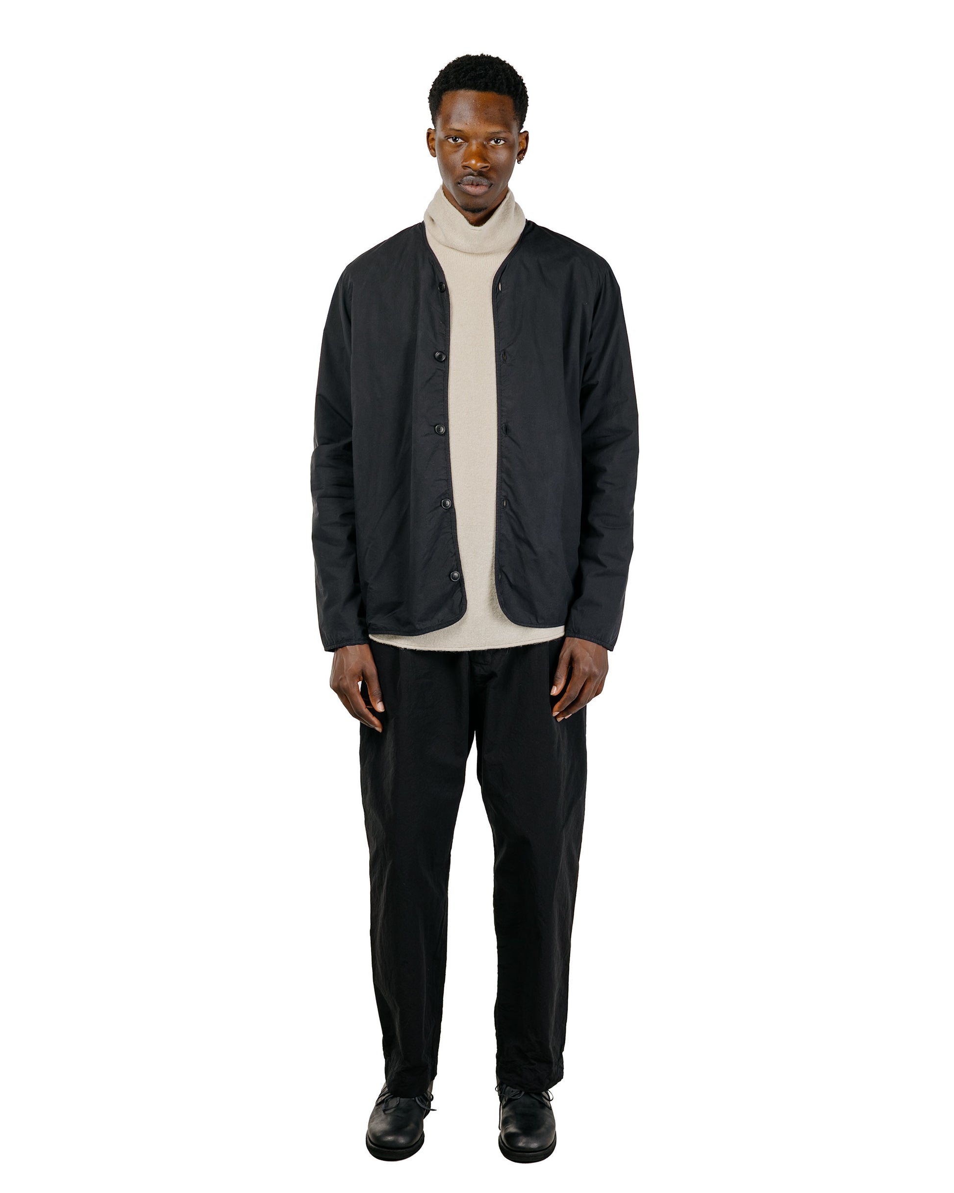 lost & found CASEY CASEY CASEY CASEY Mili 2 Layers Shirt L Cot Black