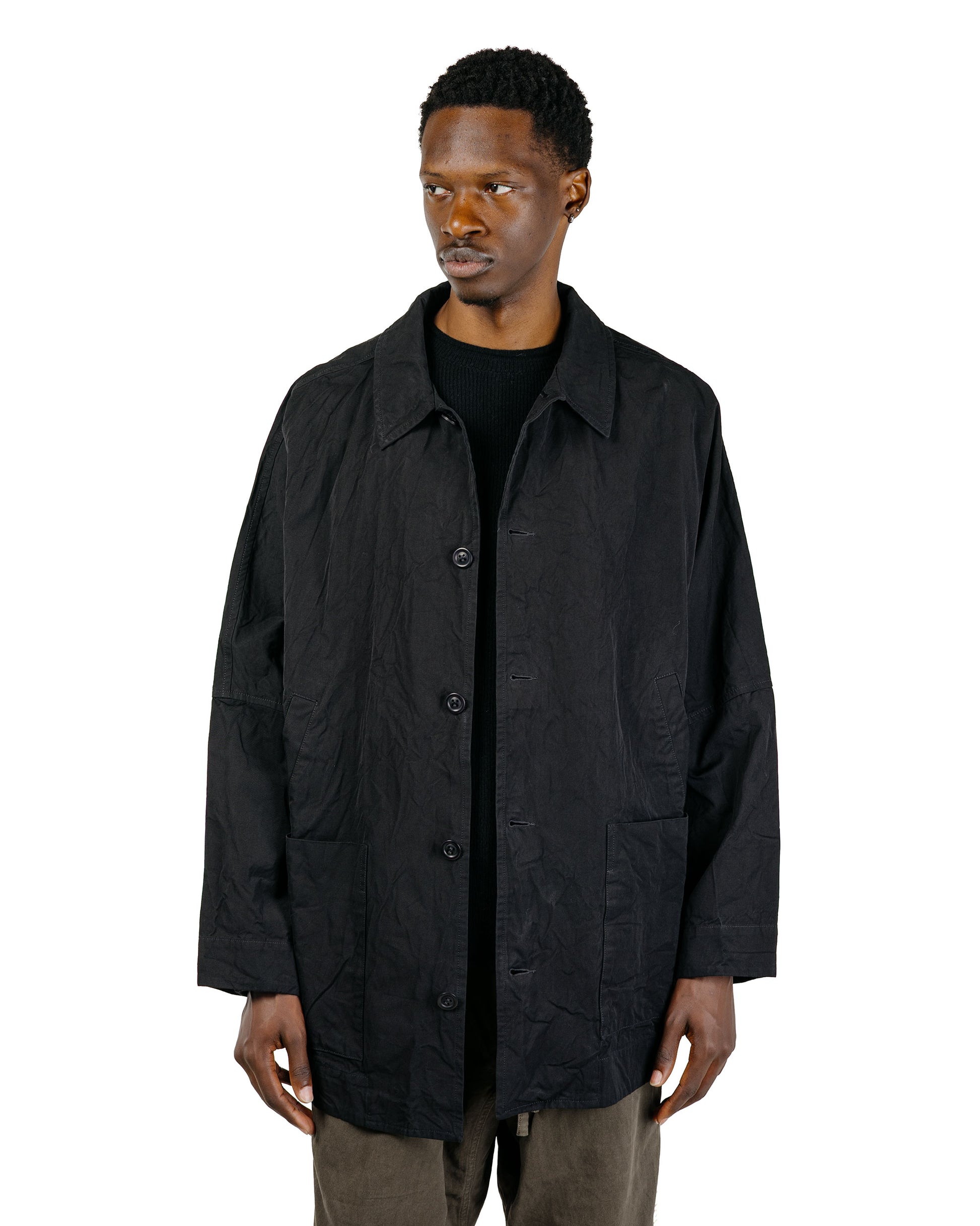 CASEY CASEY Weiping Jacket Double Cot Black