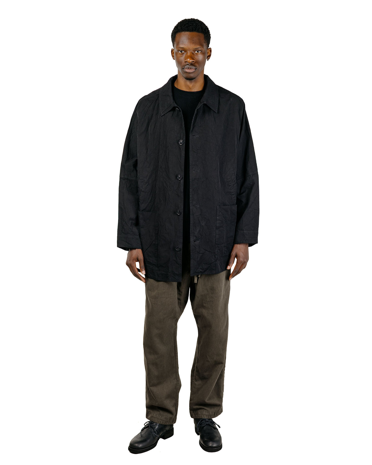 CASEY CASEY Inside Out Seam Jumper Woocash Black
