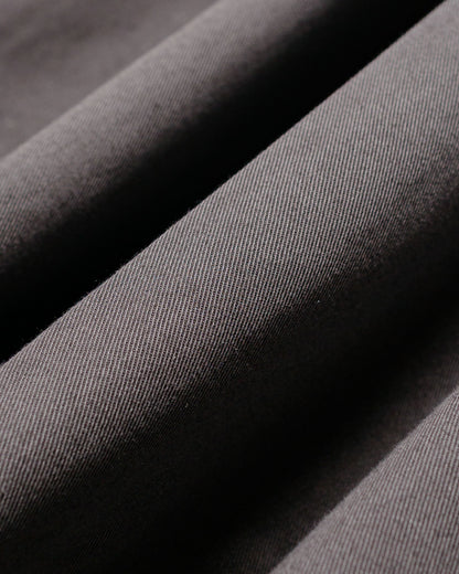 lost & found CIOTA CIOTA 2 Tuck Chino Cloth Pants (Stone Wash) Charcoal Grey