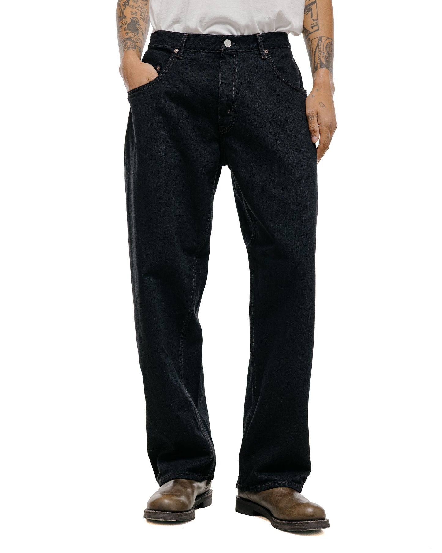 CIOTA Baggy 5 Pockets Pants Black One Wash
