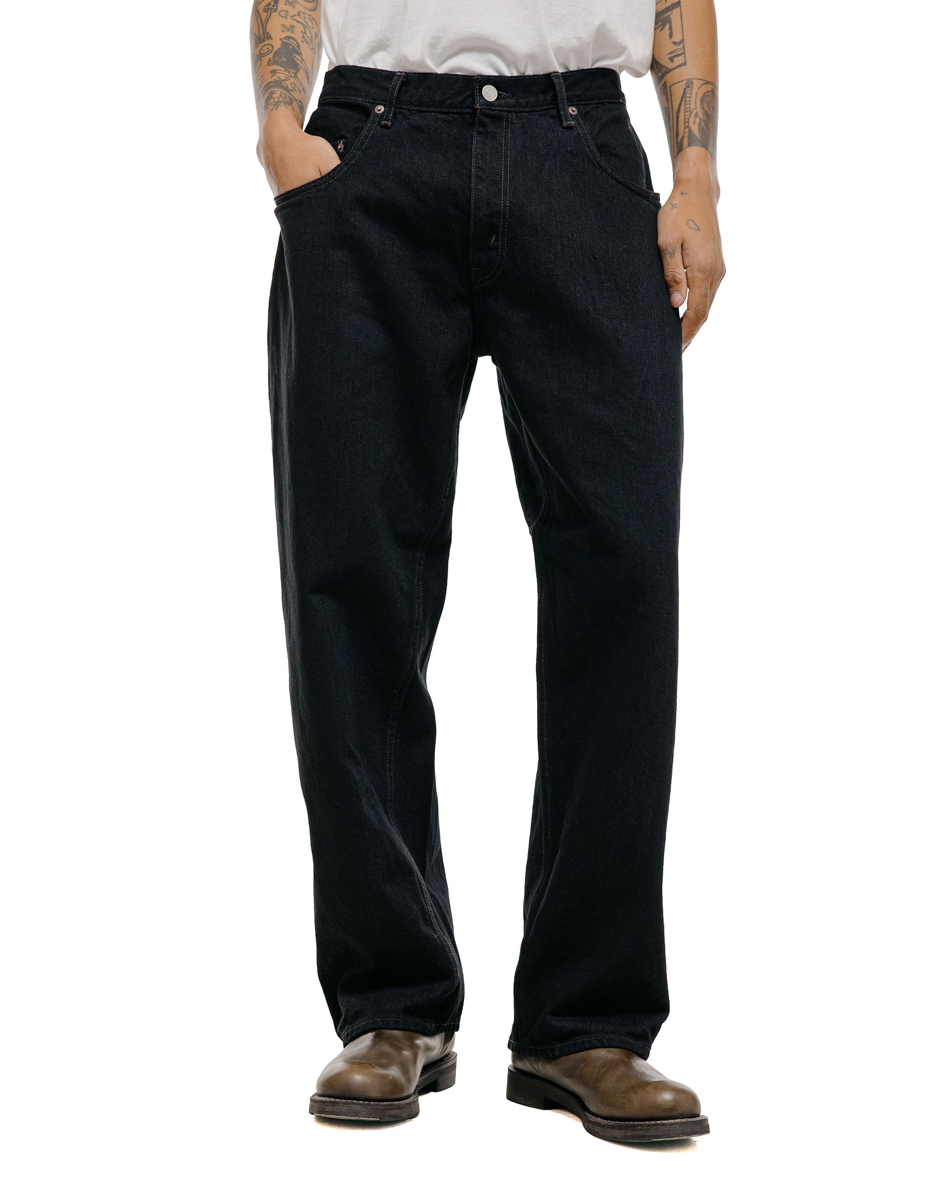 CIOTA Baggy 5 Pockets Pants Black One Wash