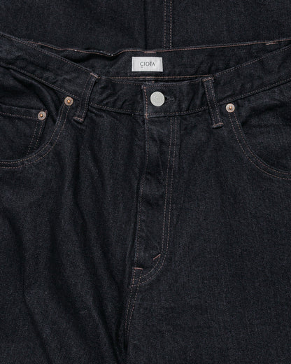 lost & found CIOTA CIOTA Baggy 5 Pockets Pants Black One Wash