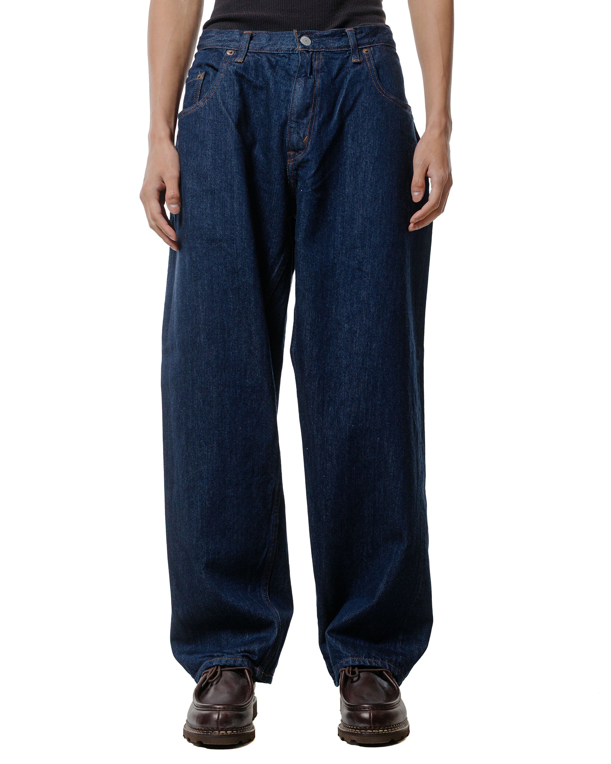 lost & found CIOTA CIOTA Baggy 5 Pockets Pants Navy One Wash