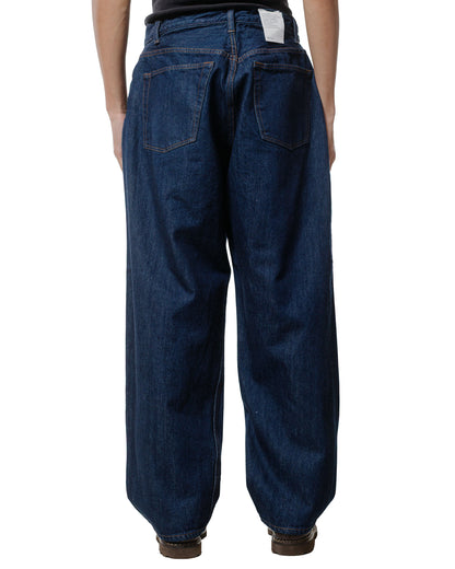 lost & found CIOTA CIOTA Baggy 5 Pockets Pants Navy One Wash