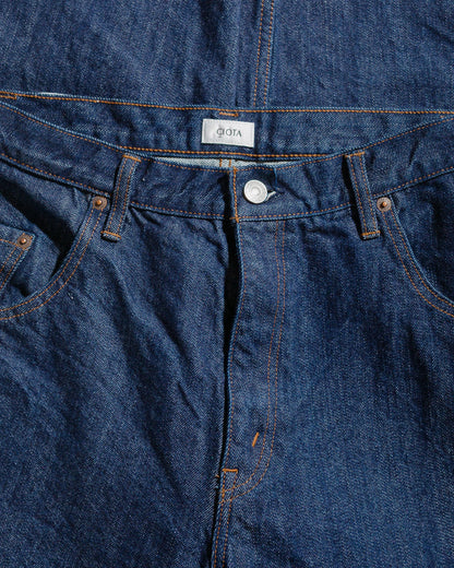 lost & found CIOTA CIOTA Baggy 5 Pockets Pants Navy One Wash
