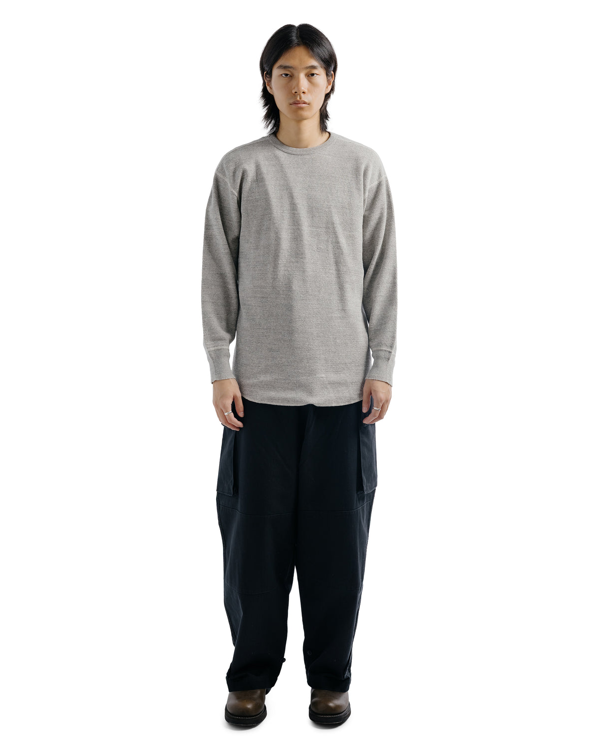 lost & found CIOTA CIOTA Herringbone M-47 Field Pants Black