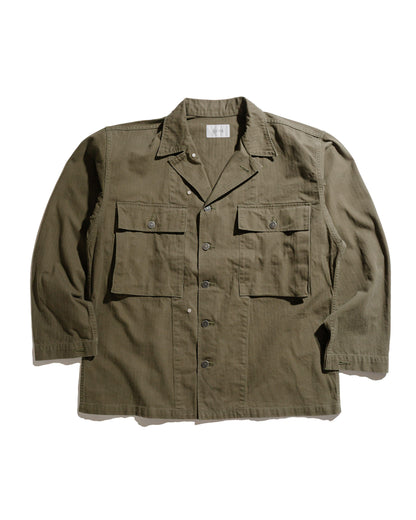lost & found CIOTA CIOTA M-43 HBT Jacket (Stone Wash) Dark Olive