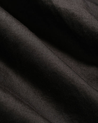 CIOTA Regular Collar Shirt Cotton/Linen Charcoal Gray