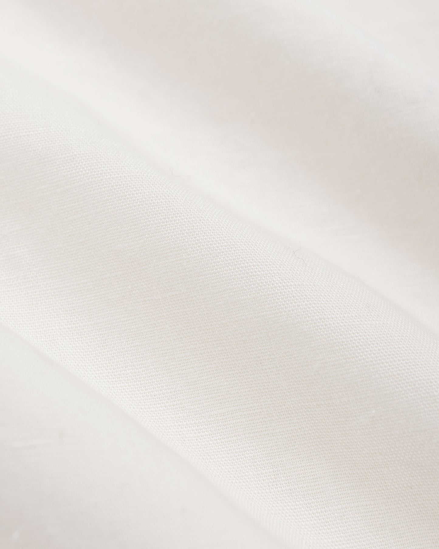 lost & found CIOTA CIOTA Open Collar Short Sleeve Shirt Cotton/Linen Off White