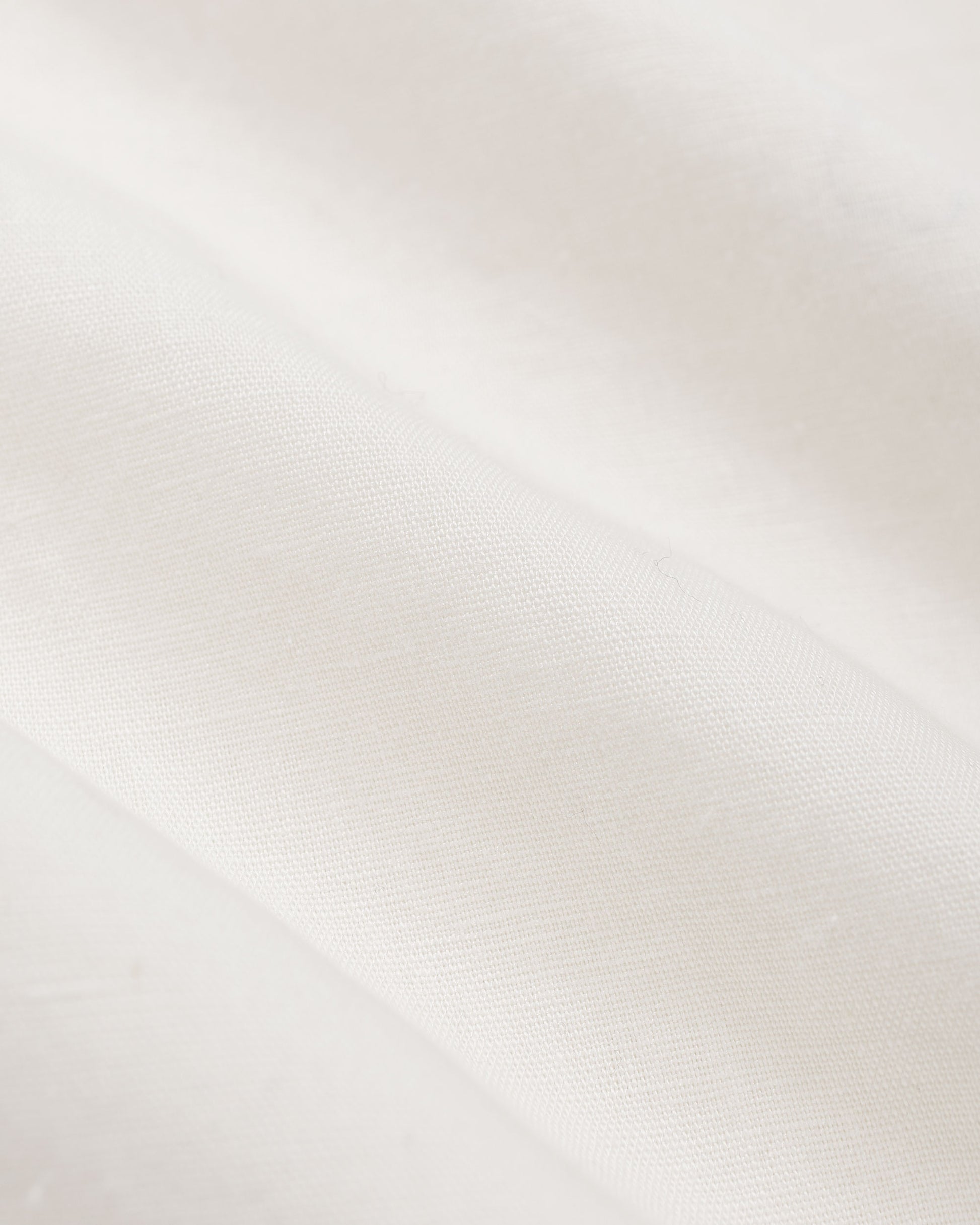 lost & found CIOTA CIOTA Open Collar Short Sleeve Shirt Cotton/Linen Off White