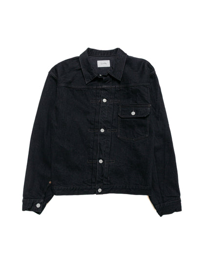 lost & found CIOTA CIOTA Single Pocket Denim Jacket Black One Wash