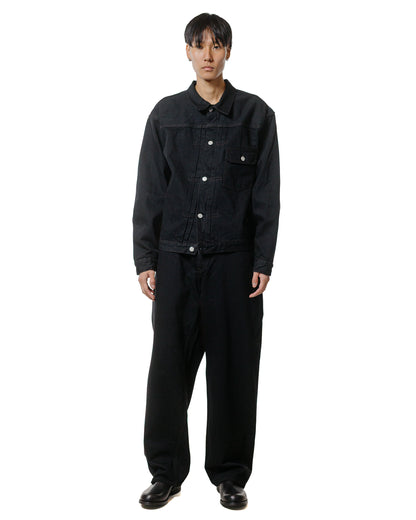 lost & found CIOTA CIOTA Single Pocket Denim Jacket Black One Wash