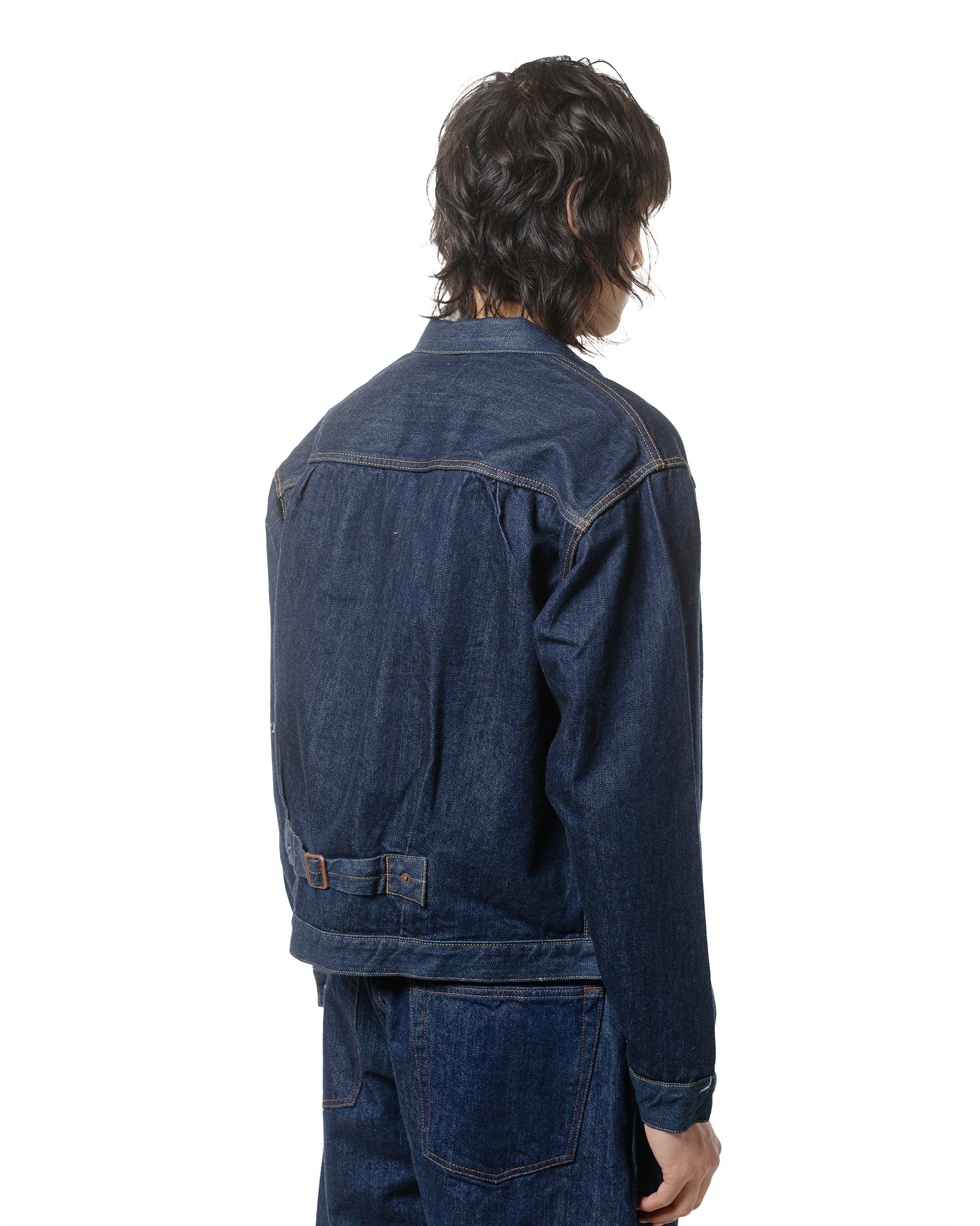 lost & found CIOTA CIOTA Single Pocket Denim Jacket (Real Indigo) Navy One Wash