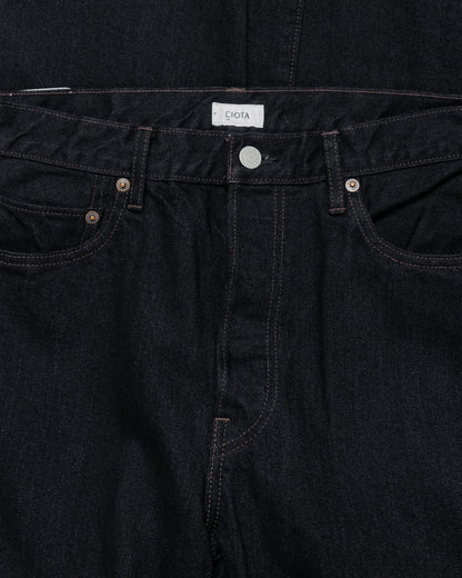 lost & found CIOTA CIOTA Straight 5 Pocket Pants Black One Wash