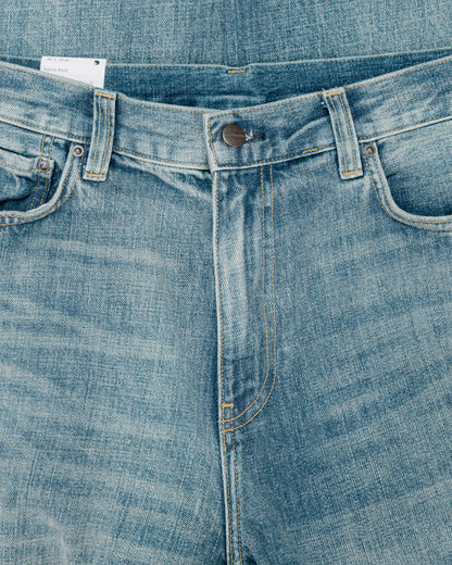 lost & found Carhartt Work In Progress Carhartt W.I.P. Aaron Pant Blue Worn Used Wash