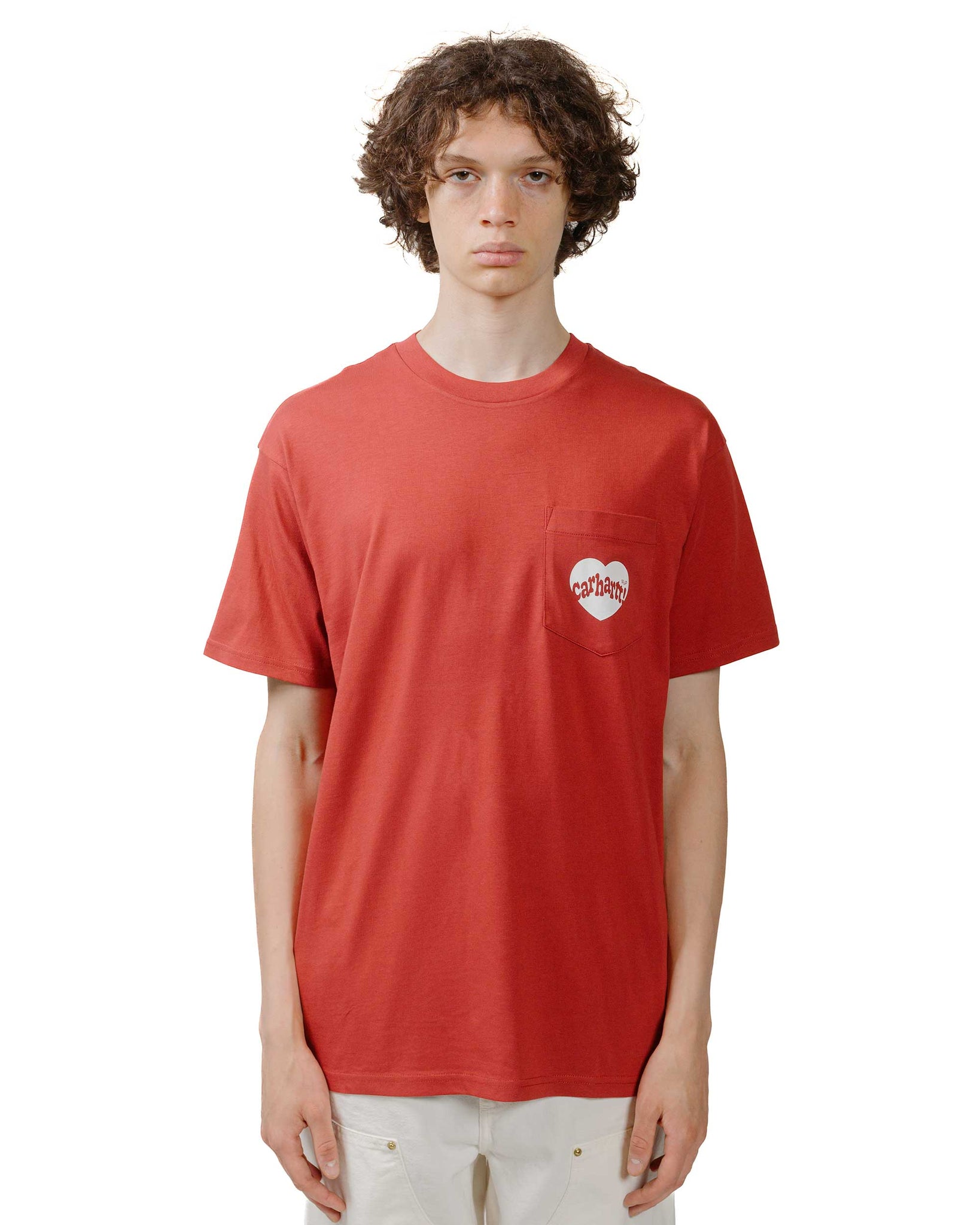 Carhartt W.I.P. Amour Pocket T-Shirt Tuscany model front