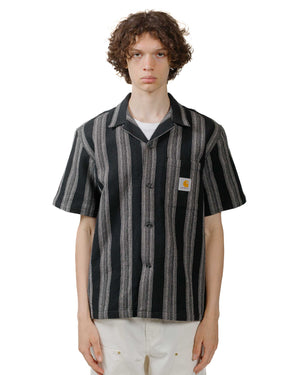Carhartt W.I.P. Dodson Stripe Shirt Black model front