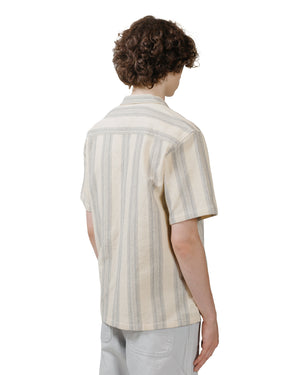 Carhartt W.I.P. Dodson Stripe Shirt Natural model back