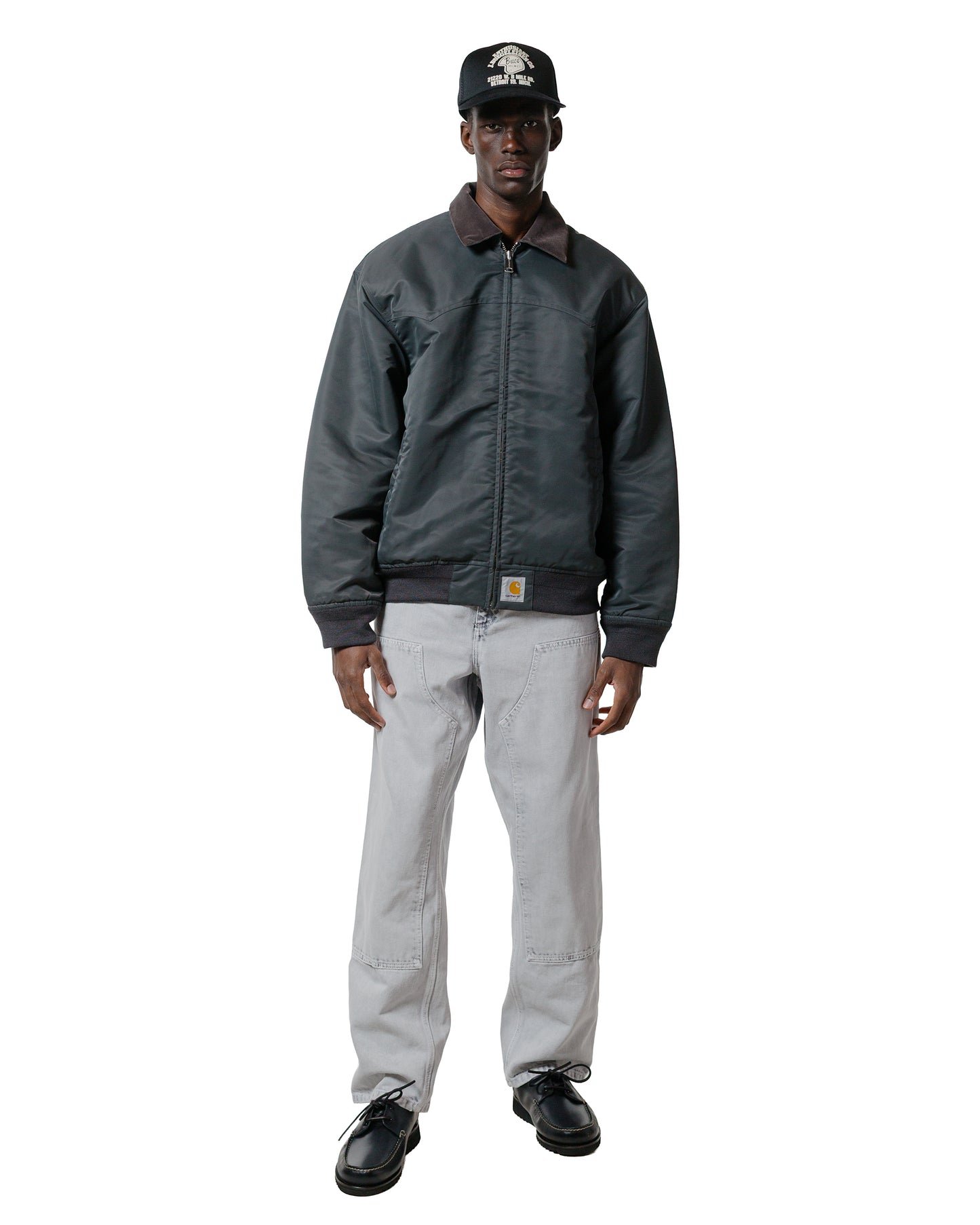 lost & found Carhartt Work In Progress Carhartt W.I.P. Double Knee Pant Canvas Black Chalk Wash