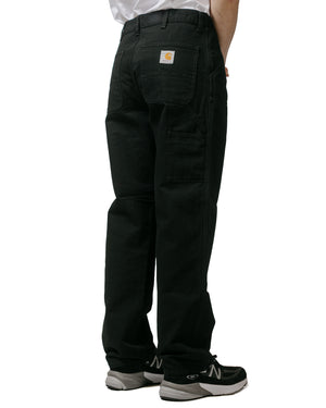 Carhartt W.I.P. Double Knee Pant Canvas Black Rinsed model back