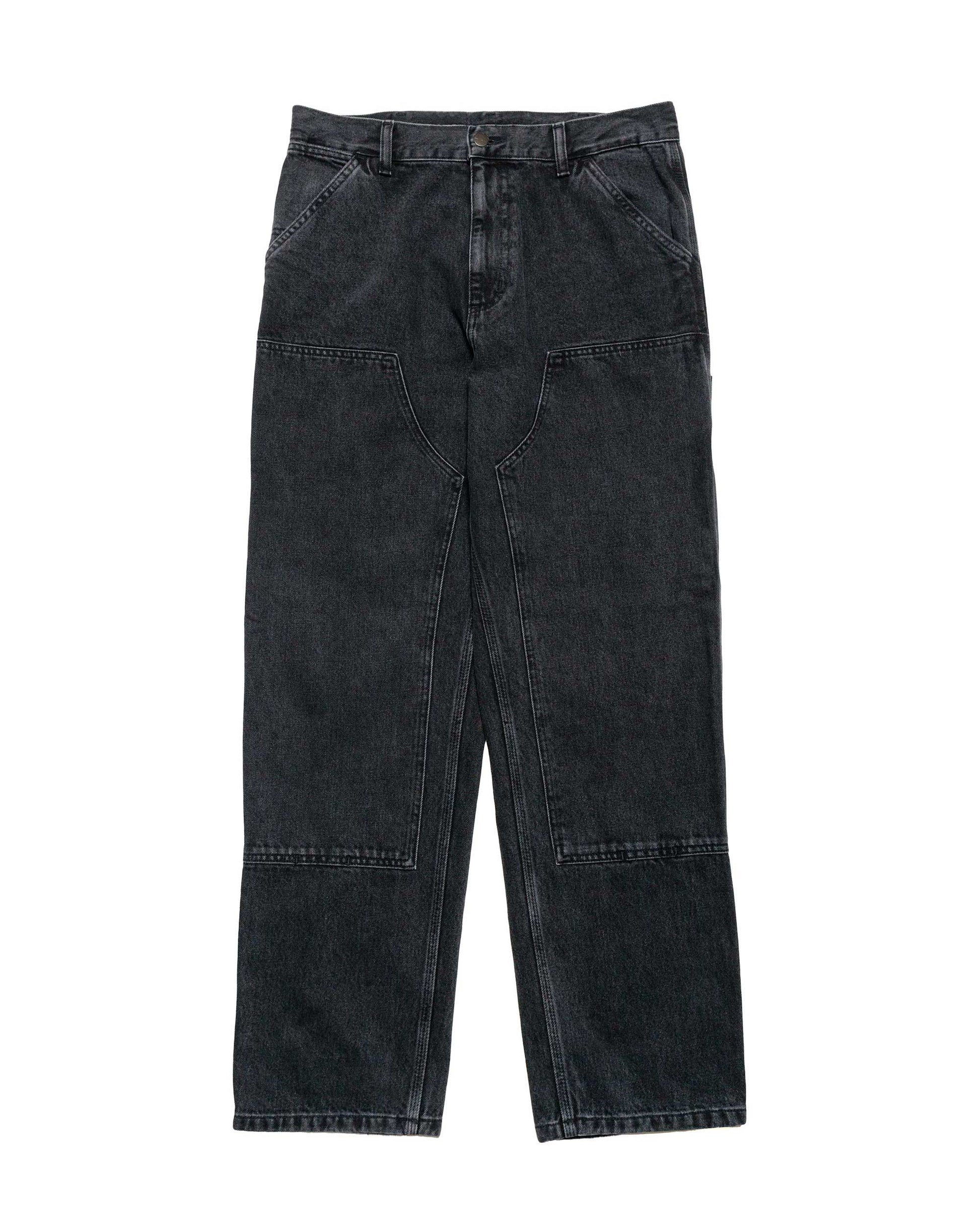 lost & found Carhartt Work In Progress Carhartt W.I.P. Double Knee Pant Denim Black Stone Washed