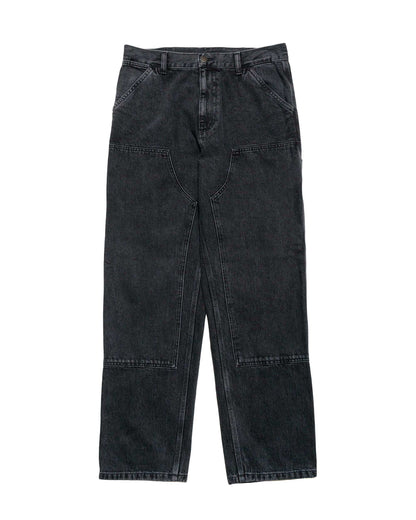 lost & found Carhartt Work In Progress Carhartt W.I.P. Double Knee Pant Denim Black Stone Washed