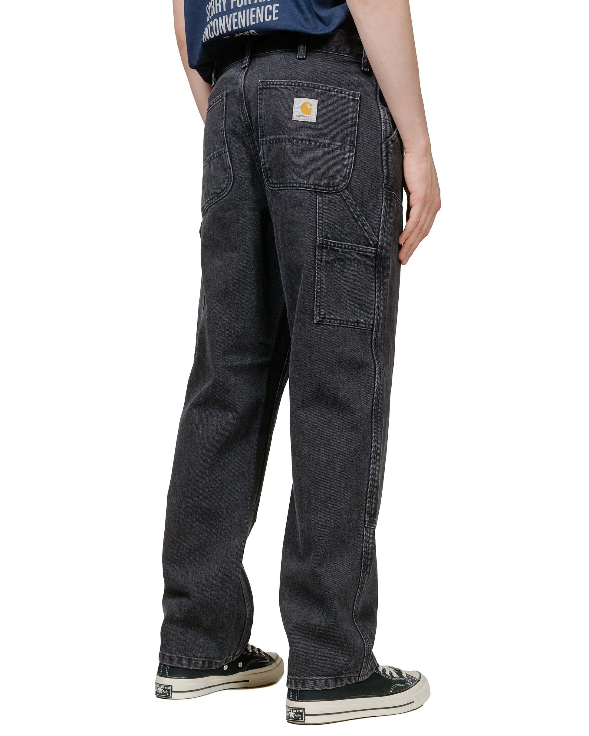 lost & found Carhartt Work In Progress Carhartt W.I.P. Double Knee Pant Denim Black Stone Washed