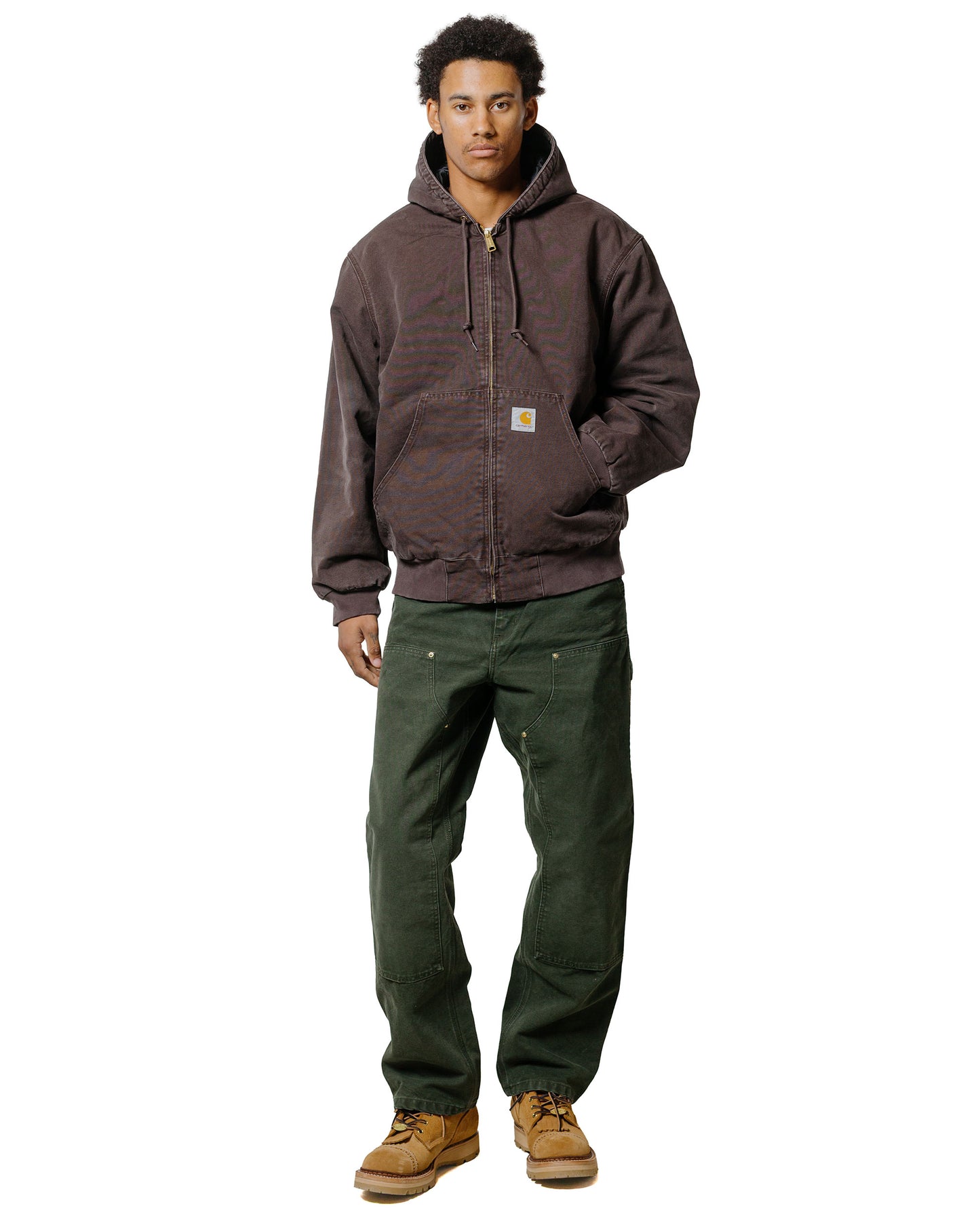 lost & found Carhartt Work In Progress Carhartt W.I.P. Double Knee Pant Olive Stone Canvas