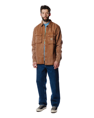 Carhartt W.I.P. Monterey Shirt Jacket Tamarind Worn Washed Model