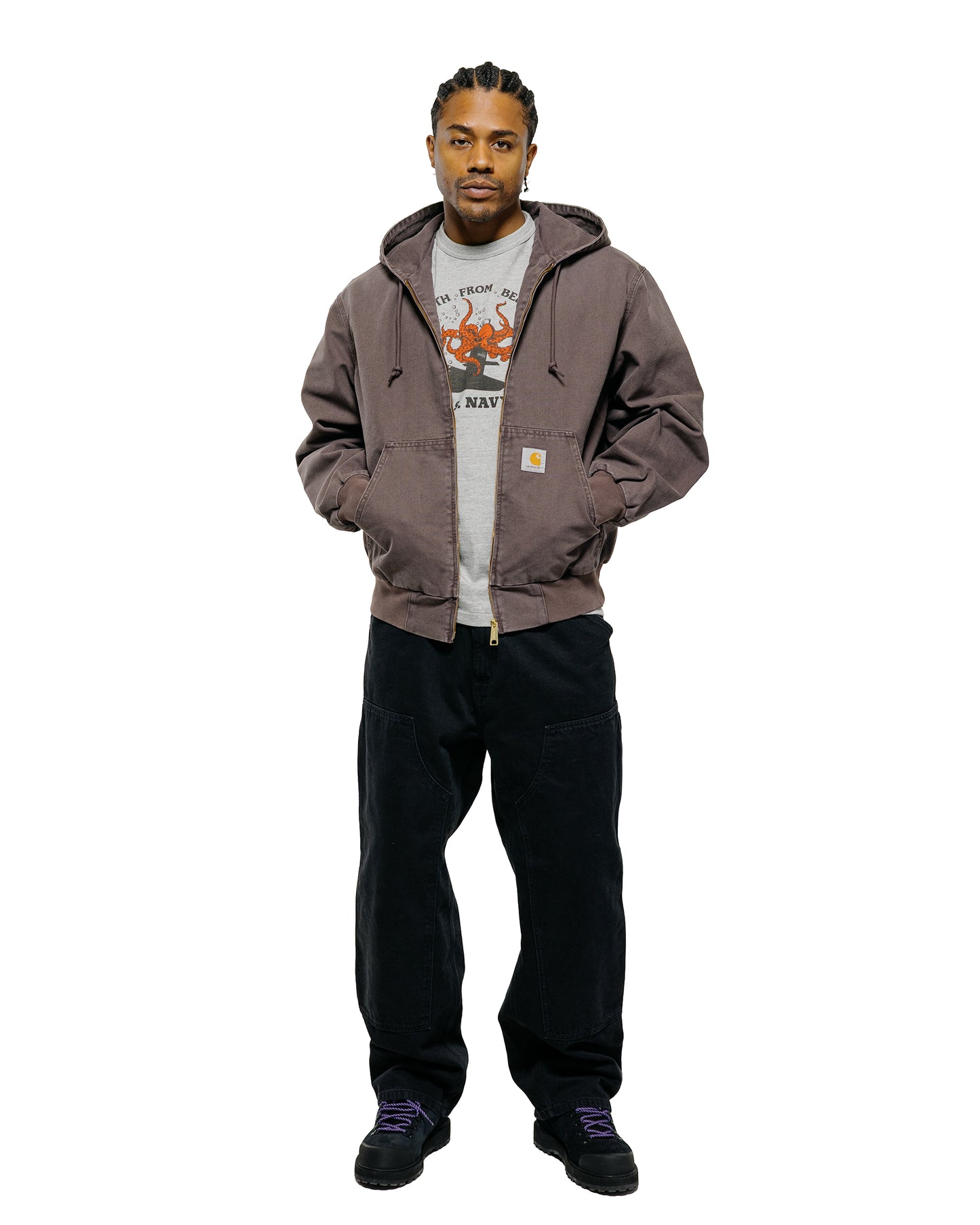 lost & found Carhartt Work In Progress Carhartt W.I.P. OG Active Jacket Shale Stone Canvas