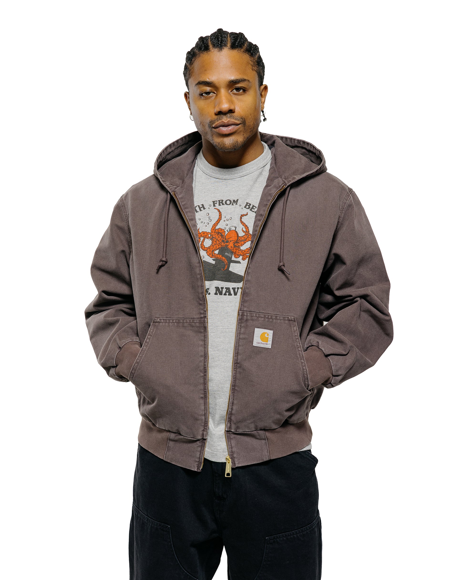 lost & found Carhartt Work In Progress Carhartt W.I.P. OG Active Jacket Shale Stone Canvas