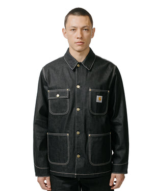 Carhartt W.I.P. OG Chore Coat Denim Black Rigid modelfront