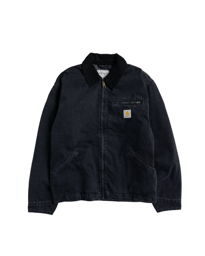 Carhartt W.I.P. OG Detroit Jacket BlackBlack Stone Washed
