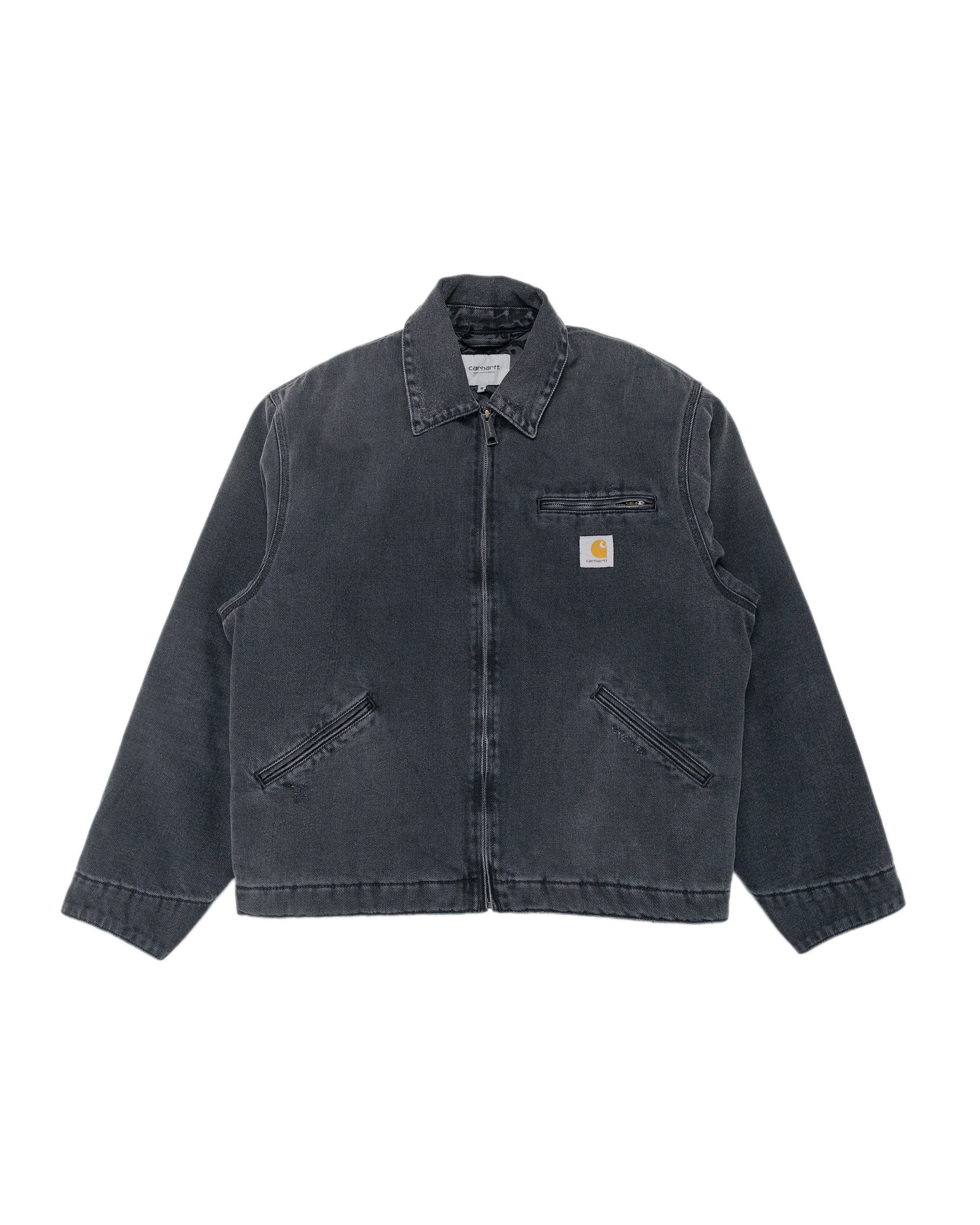 lost & found Carhartt Work In Progress Carhartt W.I.P. OG Detroit Jacket Black Grind Wash