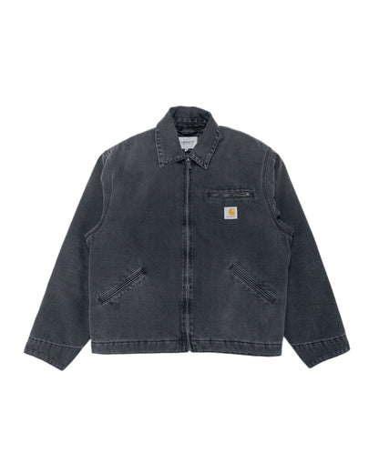 lost & found Carhartt Work In Progress Carhartt W.I.P. OG Detroit Jacket Black Grind Wash