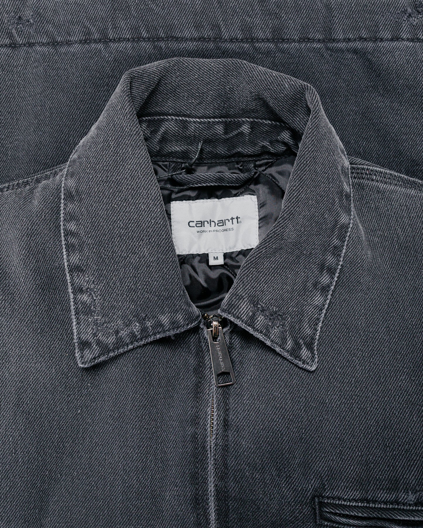 lost & found Carhartt Work In Progress Carhartt W.I.P. OG Detroit Jacket Black Grind Wash
