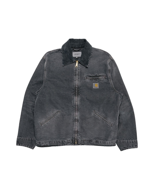 Carhartt W.I.P. OG Detroit Jacket Black/Black Destroy Wash