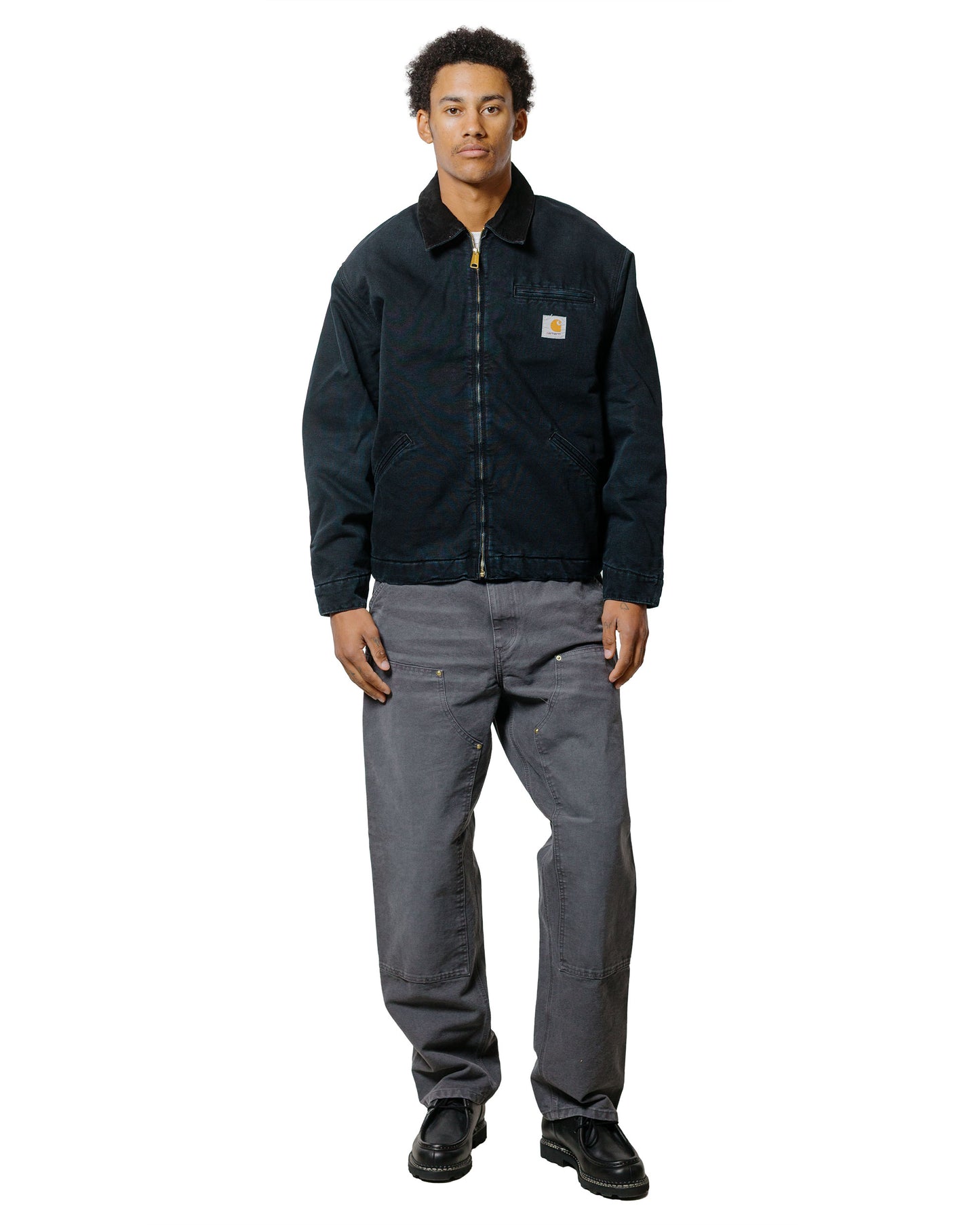 lost & found Carhartt Work In Progress Carhartt W.I.P. OG Detroit Jacket Black/Black Stone Canvas