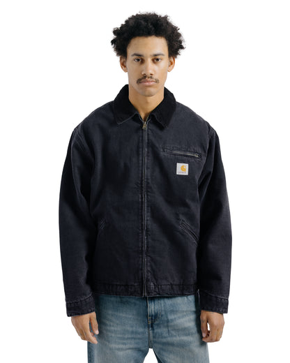Carhartt W.I.P. OG Detroit Jacket Black/Black Stone Washed