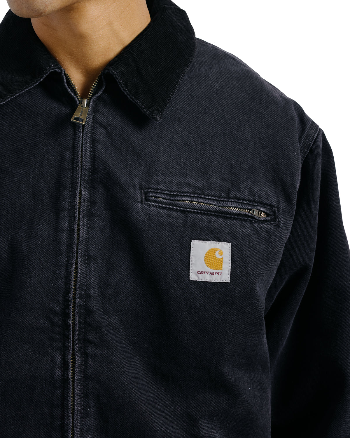 Carhartt W.I.P. OG Detroit Jacket Black/Black Stone Washed