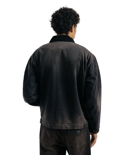 Carhartt W.I.P. OG Detroit Jacket Black/Black Tobacco Used Wash