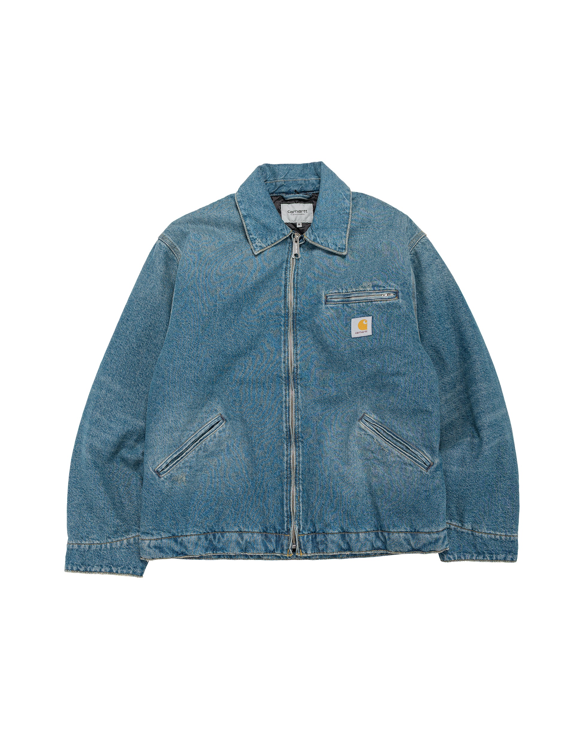lost & found Carhartt Work In Progress Carhartt W.I.P. OG Detroit Jacket Blue Grind Wash