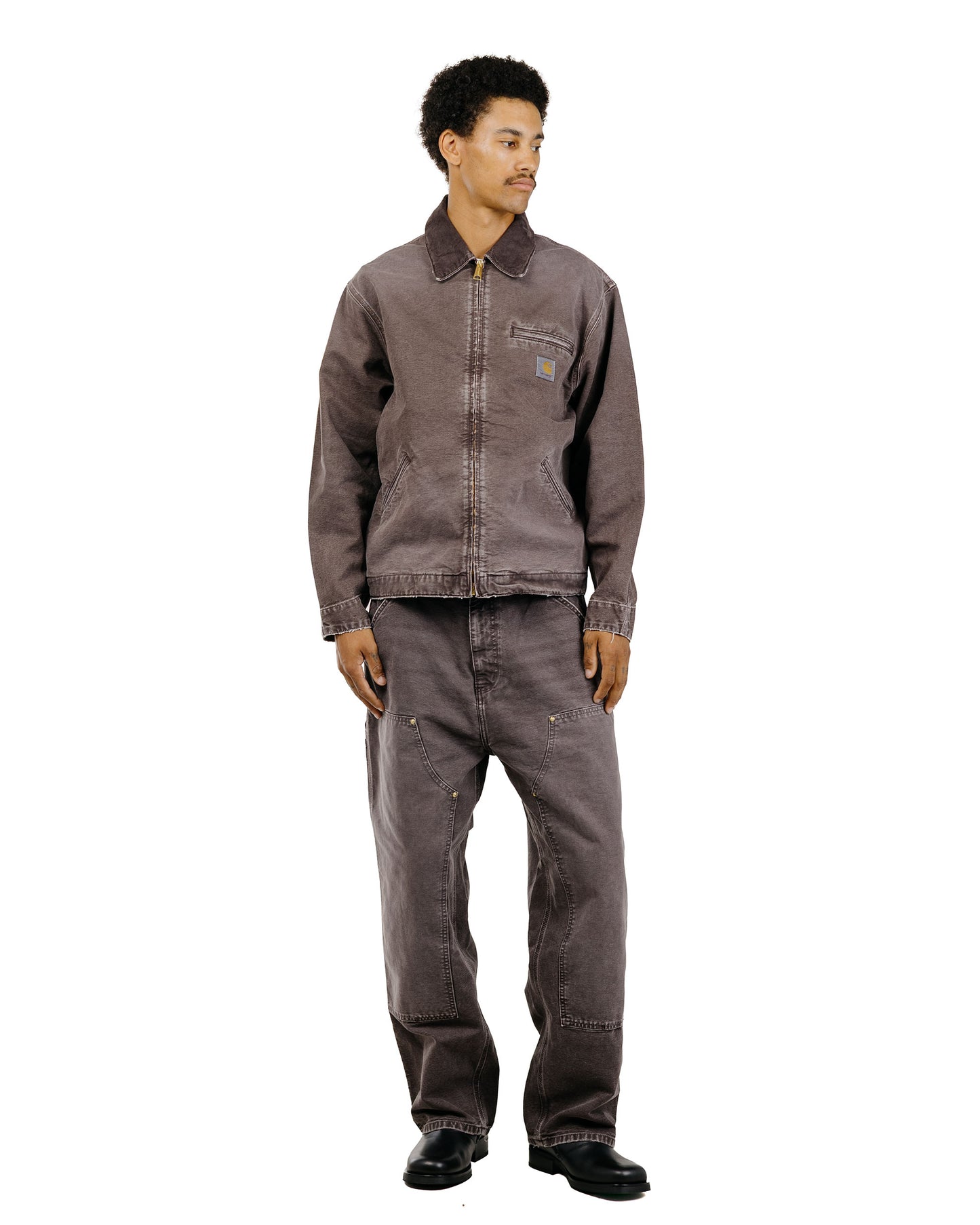 lost & found Carhartt Work In Progress Carhartt W.I.P. OG Detroit Jacket Tobacco/Tobacco Destroy Wash