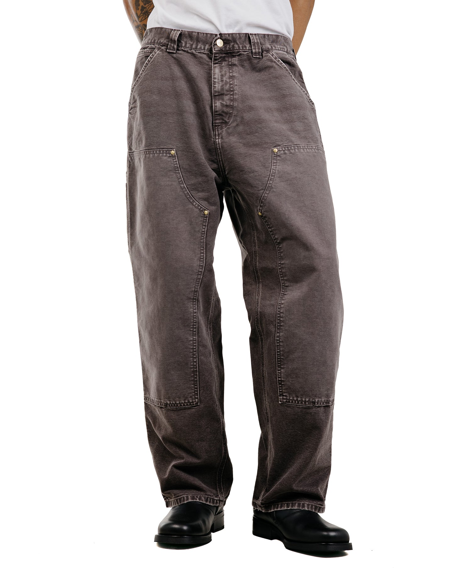 Carhartt W.I.P. OG Double Knee Pant Tobacco Destroy Wash