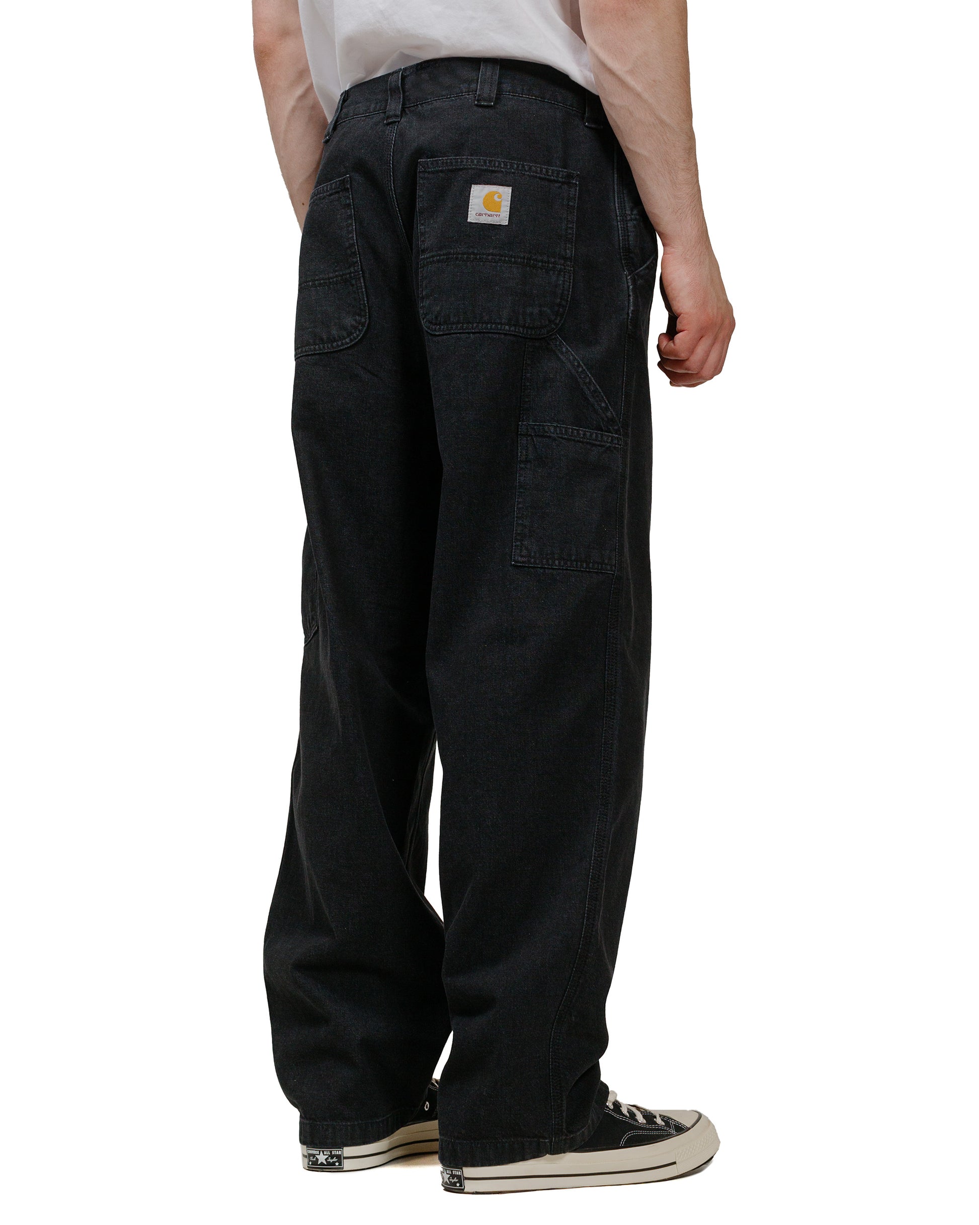 lost & found Carhartt Work In Progress Carhartt W.I.P. OG Loose Fit Single Knee Pant Black Stone Washed