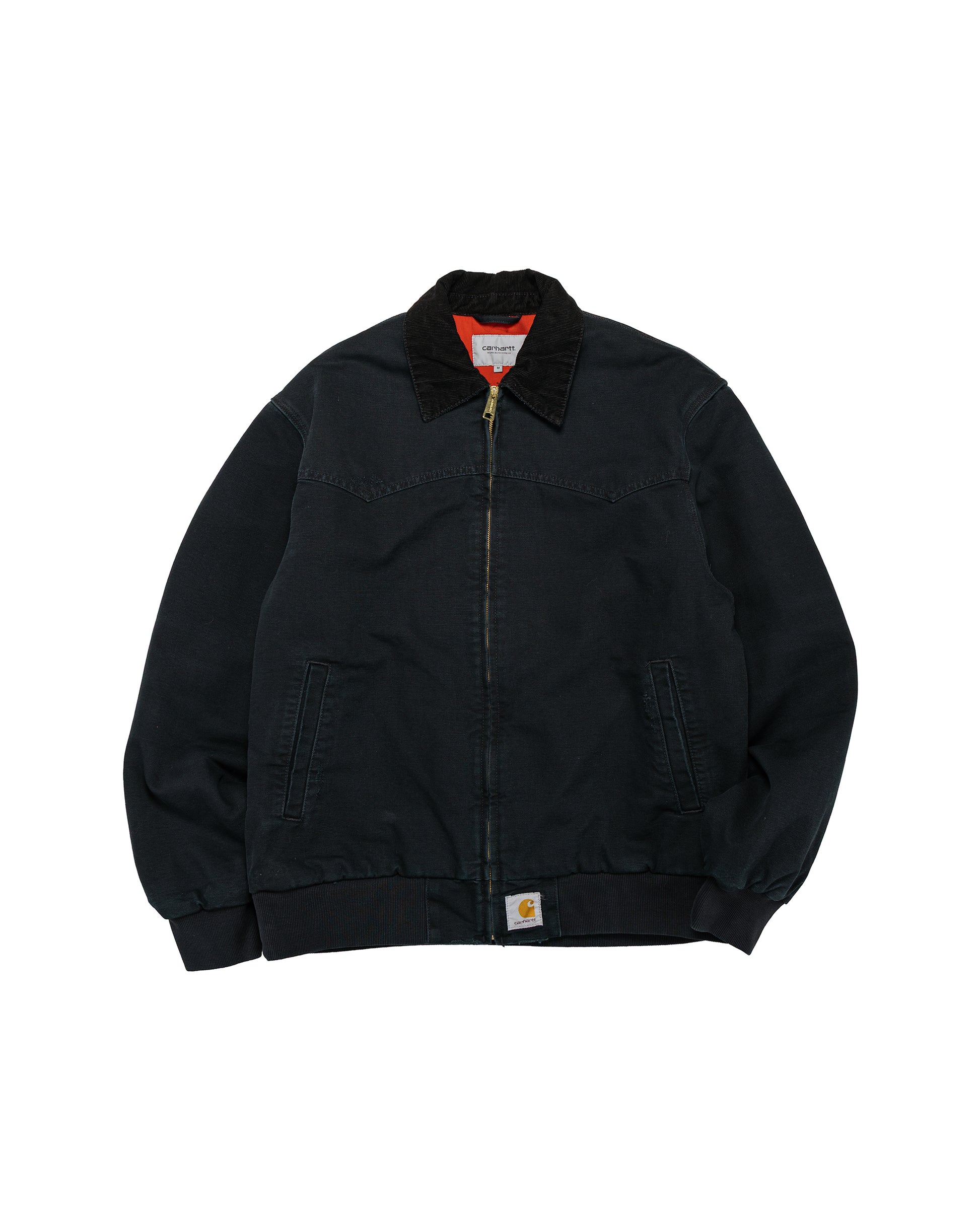 lost & found Carhartt Work In Progress Carhartt W.I.P. OG Santa Fe Coat Black/Black Grind Wash