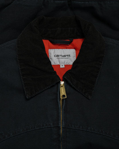 lost & found Carhartt Work In Progress Carhartt W.I.P. OG Santa Fe Coat Black/Black Grind Wash