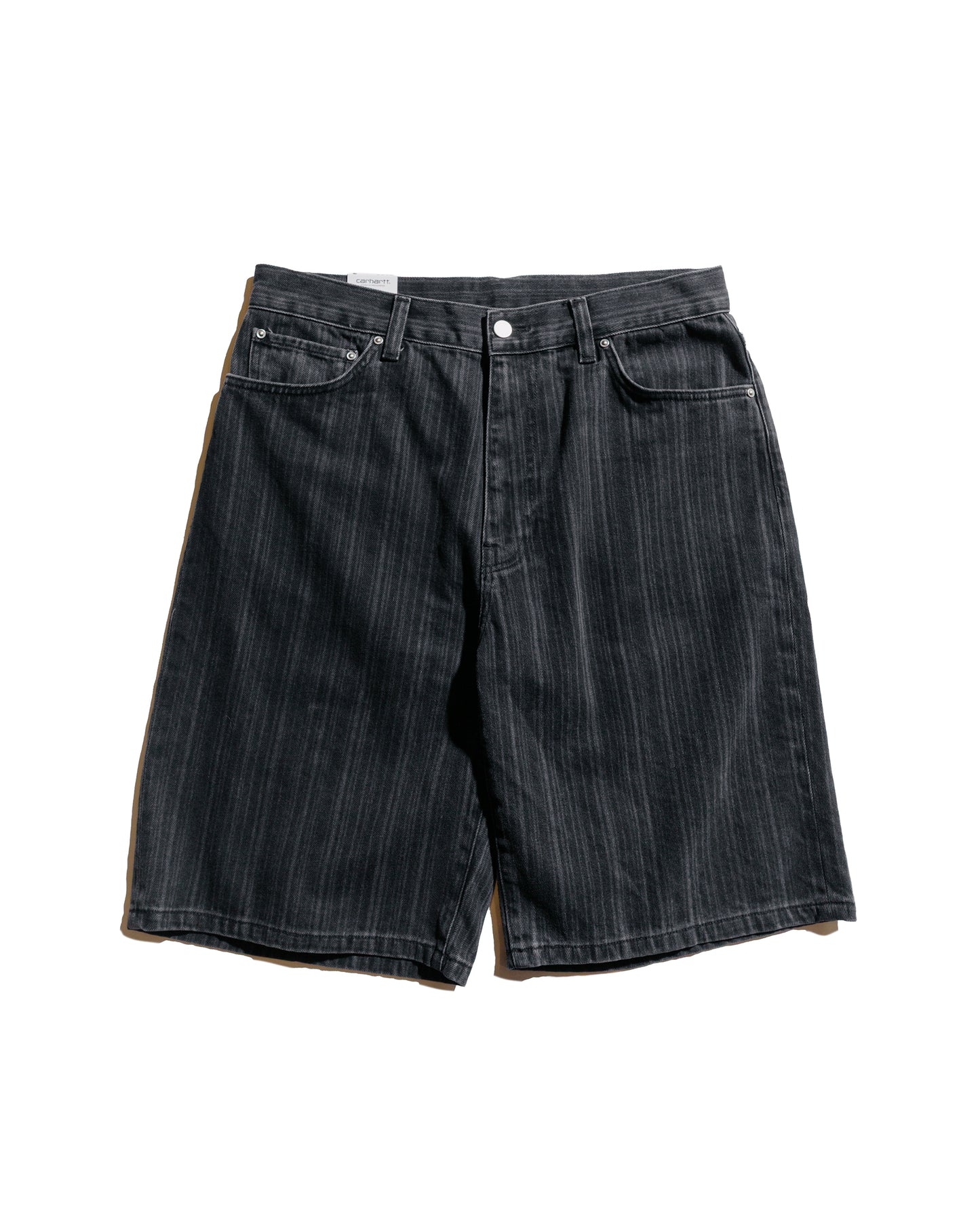 lost & found Carhartt Work In Progress Carhartt W.I.P. Rylan Stripe Short Black Stone Washed